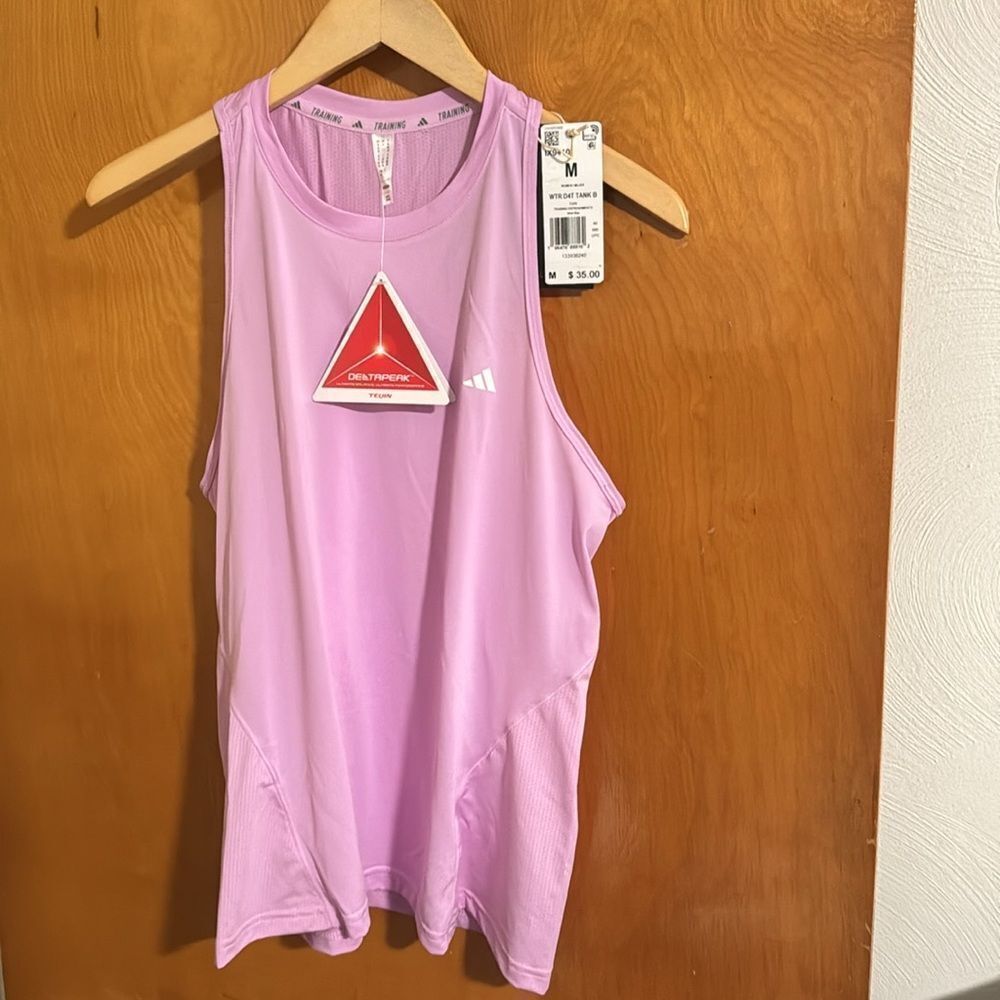 Adidas Tank Top Womens Medium Training Purple